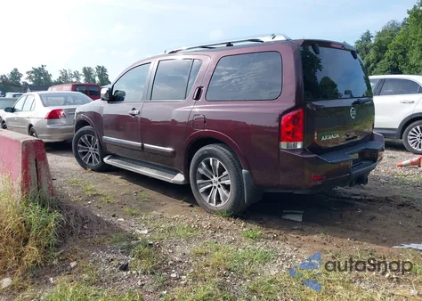 2015 Nissan Armada Sl from USA, damaged, VIN 5N1BA0ND7FN600300